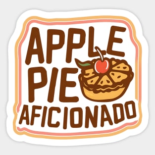 Apple Pie Aficionado Sticker